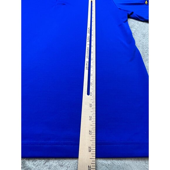 Jack Nicklaus Mens Large Blue Golf Polo Shirt SU28598 Performance - Picture 5 of 7